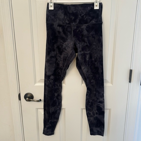 Lululemon Align Pant 28" *Diamond Dye in Diamond Dye Asphalt Grey True Navy - Picture 3 of 7